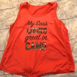 Pink and camo Size 2x shirt